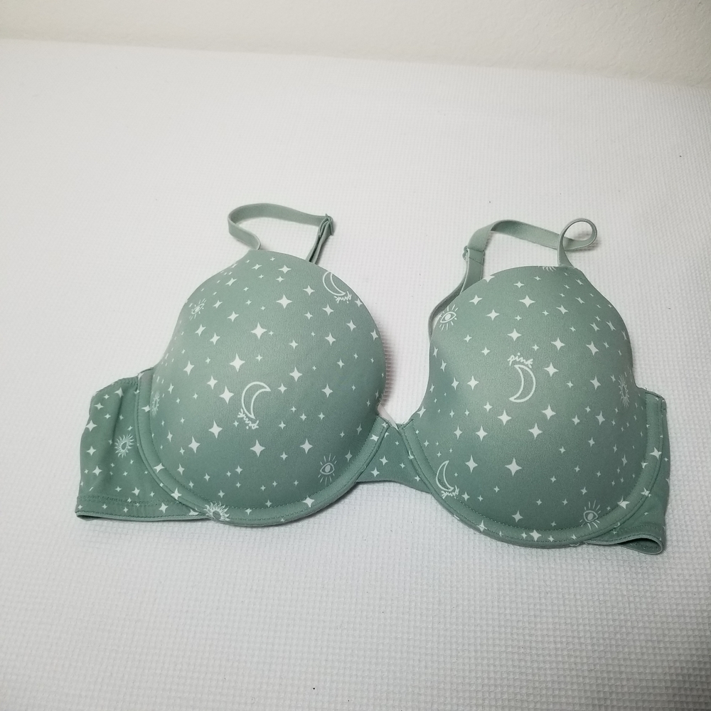 PINK Victoria's Secret Mint Starry Bra